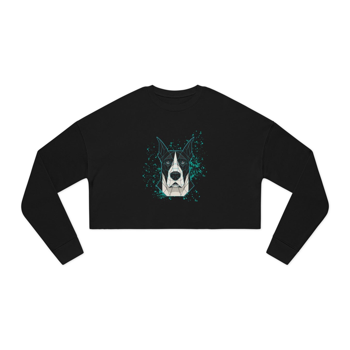 The Fizz Factor Geometric Crop Sweatshirt